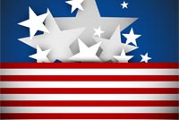 America's Birthday, July 4th, Memorial Day, Veterans Day Background
