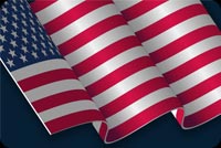 Usa Flag And Stars Background