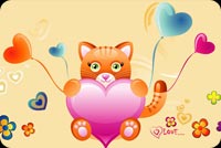 Love Kitten Background