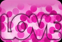 Love Is Pink Background