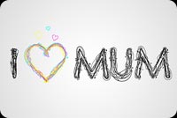 I Heart Mum Background