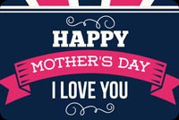 Colorful Mother's Day Background Background