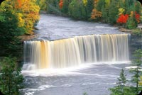 Nature Water Fall Background