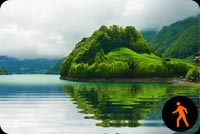 Animated Beautiful Lake Background