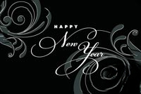Animated: Elegant New Year Scroll email background