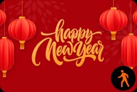 Animated Happy Lunar New Year Background