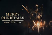 Animated: Sparkling Fireworks email background