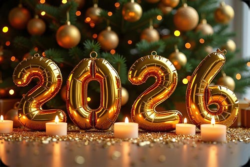 Cheers To 2026 Background