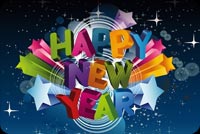 Lovely Happy New Year Background