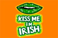 Kiss Me I'm Irish Background