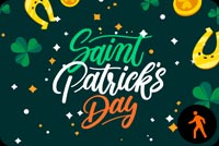 Animated St Patrick's Day Poster Background