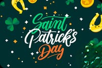 Animated: Saint Patrick's Day Poster email background
