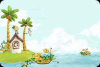 Summer Fairyland Background