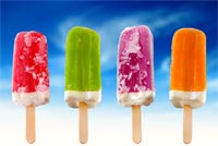 Summer Ice Cream Dessert Background