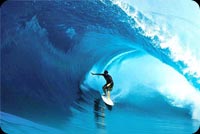 Big Wave Surfing, Summer Fun Background