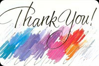 Animated Thank You Script email background