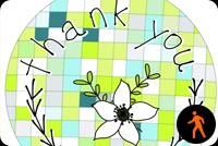 Thank You Flower Background