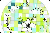 Animated: Thank You Flower Sketch email background