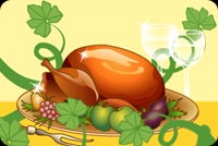 Serve A Thanksgiving Wish Background