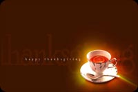 Thanksgiving Teacup Background