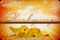 Thanksgiving Warm Wishes Background