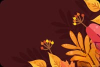Animated: Autumn Leaf Border email background