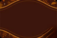 Animated: Thanksgiving Brown Harvest Frame email background