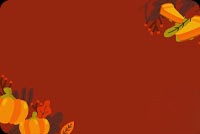 Animated: Rustic Thanksgiving Pumpkin Border email background