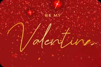 Animated: Be My Valentine Sparkles email background