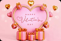 Animated: Valentine's Day Pink Gifts email background