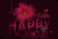 Valentine's Day Flower Background