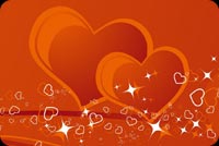 Valentine Hearts Love Background