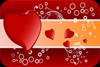 Be Mine Valentine Red Hearts Background