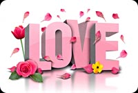 Pink Valentine Love Background