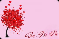 Animated: Heart Tree email background