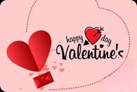 Animated: Happy Valentine's Day Red Hearts email background