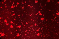 Animated: Red Hearts Falling email background