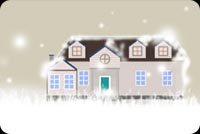 Winter House Background