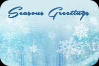 Snowflakes Season's Greetings Background