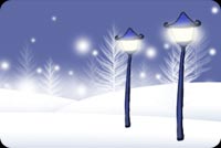 Winter Night Background