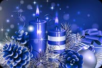 Blue Christmas Background