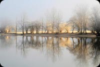 January Morning By Bor Background